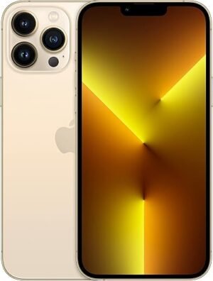 Apple iPhone 13 Pro Max, 128GB, Gold - Unlocked (Renewed Premium)