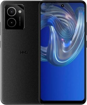 HMD Vibe | Verizon, T-Mobile, AT&T | Unlocked Smartphone | Android 14 | 2 Day Battery | 6.56" 90Hz HD+ Display | 6GB/128GB | 13MP Dual Camera | US Version | Charcoal