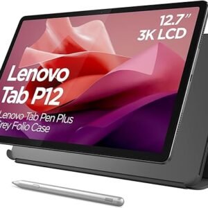 Lenovo Tab P12-2024 - Expansive Touchscreen Tablet - 12.7" 3K Display - 13MP Camera - 8GB Memory - 128GB UFS Storage - Android 13 - Dolby Atmos - Quad JBL Speakers - Pen and...