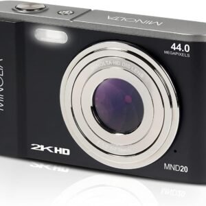 Minolta MND20 44 MP / 2.7K Ultra HD Digital Camera (Black)