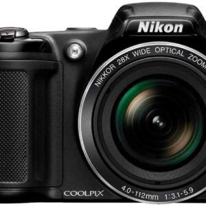 Nikon Coolpix L340 20.2 MP Digital Camera with 28x Optical Zoom and 3.0-Inch LCD (Black)