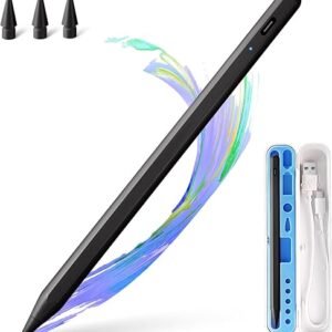 Stylus Pen for iPad Apple: Fast Charge for iPad Pencil Apple Pen with Palm Rejection Tilt Sensitivity - Pen for iPad 10/9/8/7/6, iPad Pro 12.9"/11"/13" M4, iPad Mini 6/5, iPad...