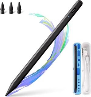 Stylus Pen for iPad Apple: Fast Charge for iPad Pencil Apple Pen with Palm Rejection Tilt Sensitivity - Pen for iPad 10/9/8/7/6, iPad Pro 12.9"/11"/13" M4, iPad Mini 6/5, iPad...