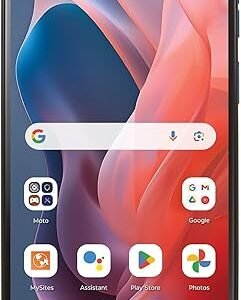 Tracfone | Motorola Moto g Play 2024 | Locked | 64GB | 5000mAh Battery | 50MP Quad Pixel Camera | 6.5-in. HD+ 90Hz Display | Sapphire Blue